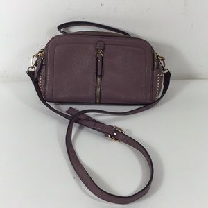 Mauve Studded Crossbody Bag